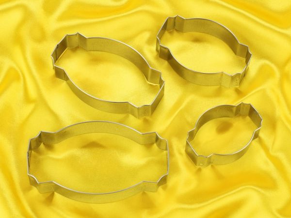 Ausstecher Set Dekor-Rahmen 4tlg.