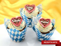 Oktoberfest Cupcakes Rezeptkarte
