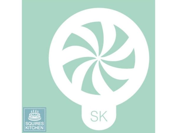 Cupcakes Deko Schablone, Windrad 6 cm