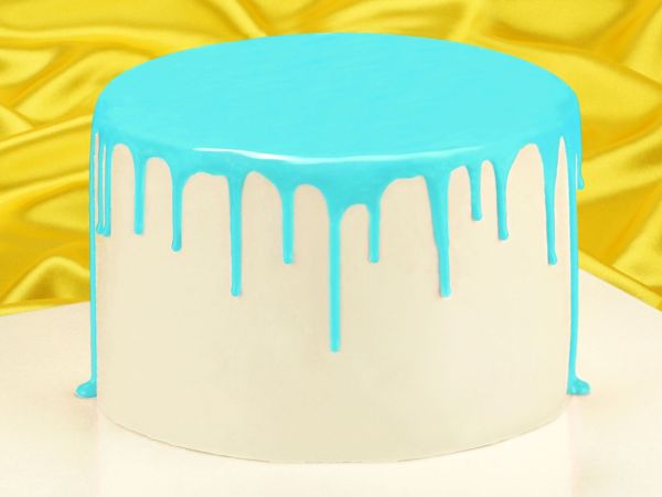 Cake Drip Glasur Baby Blue 250g