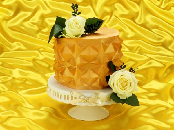 Origami-Cake Schablone Symmetry 2er Set