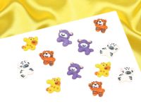 Sugar Decoration Jungle Animals 2,5cm 12 pieces