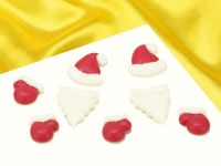 Santa set sugar, flat, 8 pcs.