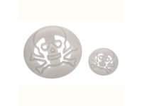 FMM Ausstecher für Fondant & Blütenpaste Totenkopf, 2 Stk.