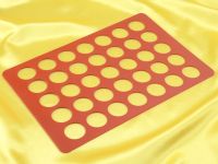 Silicone frame for lids circle