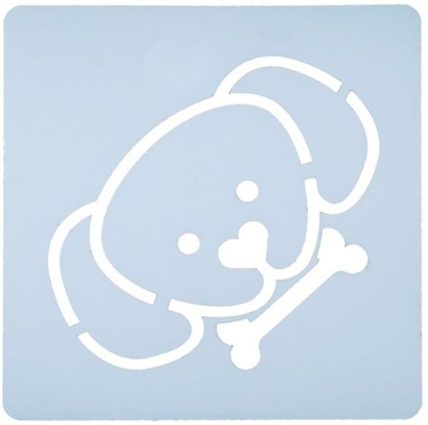 Keks-Schablone, Stencil, Hund 6,5cm Culpitt