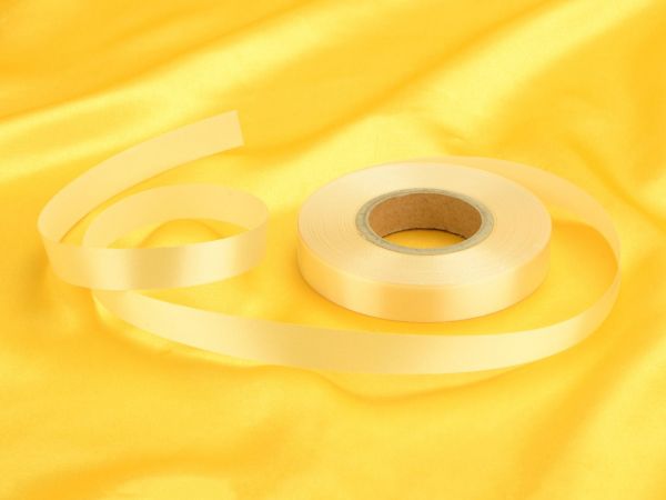 Satin ribbon champagne 14mm; 30m GREENLINE