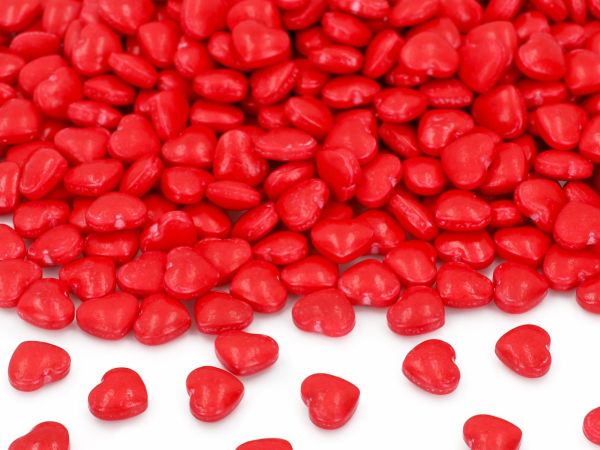 Sprinkles 3D-Hearts red 80g