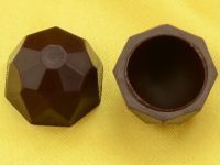 10 Folien Diamanten-Schalen Zartbitter