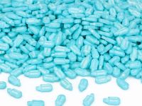 Streudekor Eis blau 80g