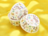 Muffin Paper Cups Springtime Animals 48 pieces