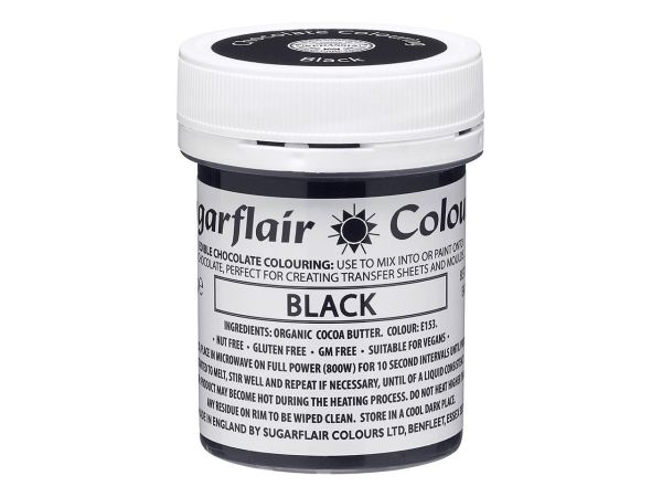 Sugarflair Schokoladenfarbe Schwarz 35g