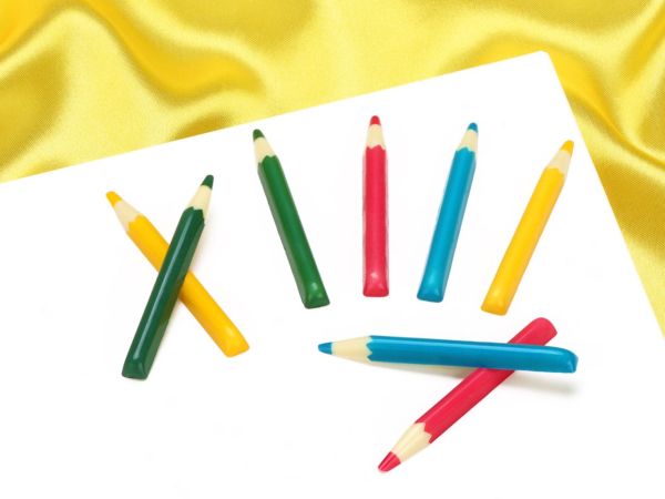 Schokoladendekor Buntstifte 8 Stück