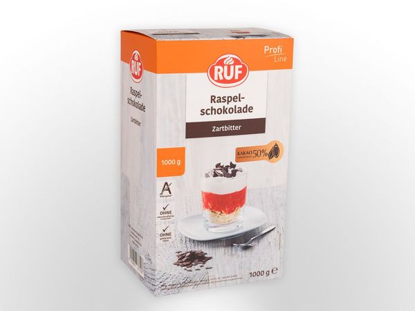 RUF Chocolate Rasps Dark 1Kg