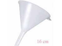 Trichter 16cm aus Kunststoff, Durchlauf 1,5 cm