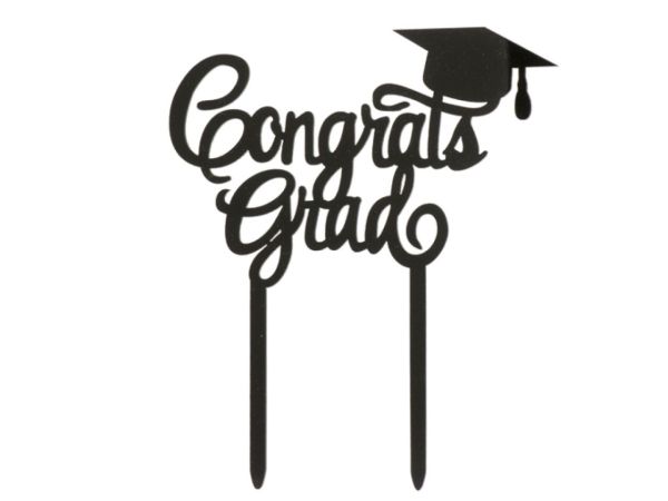 Tortentopper Graduation, ca. 13x11 cm