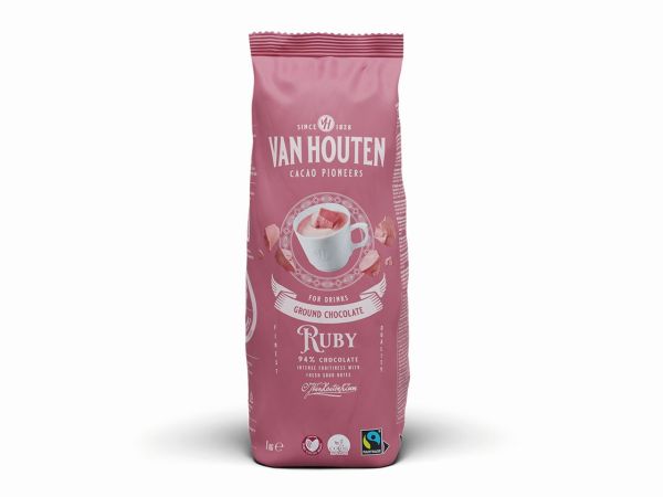 Van Houten Ruby Chocolate Drink Powder 1kg