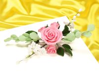 Fine sugar bouquet Roses pink