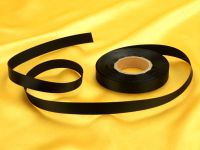 Satin ribbon black 14mm; 30m GREENLINE