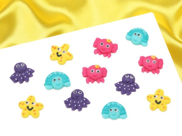 Culpitt Sugar Decoration Sea Animals 12 pieces