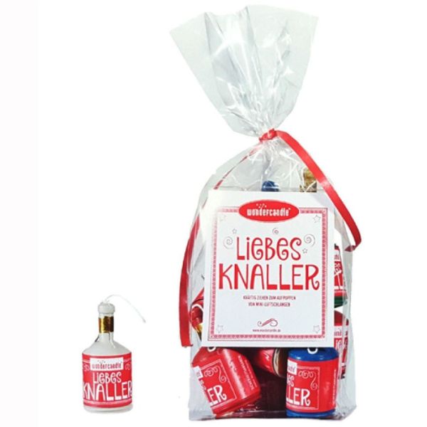 Liebesknaller Konfetti Popper, 10 Stück