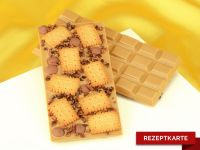 Schokoladentafel Schoko-Keks Rezeptkarte