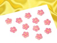 Schokoladendekor Pfirsichblüten 18 Stück