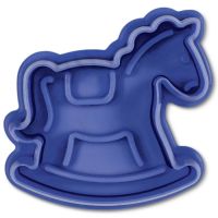 Plätzchen Ausstecher Schaukelpferd mit Auswerfer