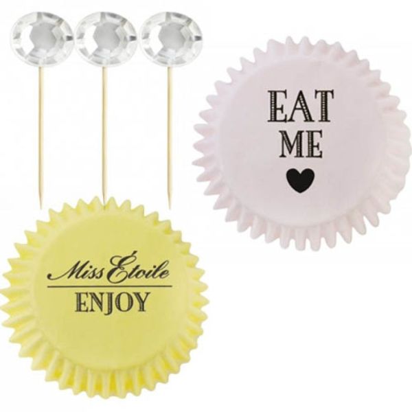 Miss Étoile Cupcakes Set 40 Stck., pink