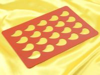 Silicone frame for lids drop