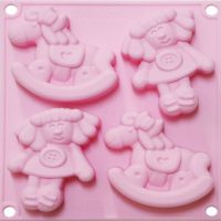 Silikomart Silikonform Happy Dolly, 4 Muffins