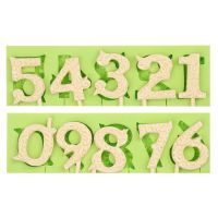 Fondantform Zahlen Topper 2er Set