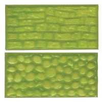 FMM 2 Prägematten Set Cobble & Stein 15x7 cm