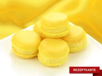Zitronenmacarons Rezeptkarte