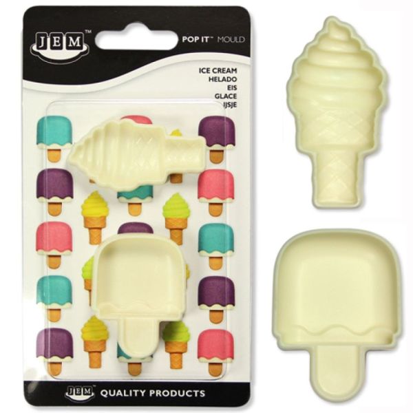 Fondant Ausstecher Eiscreme 2er Set