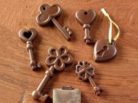Silikon-Pralinenform Schokoladen-Schlüssel