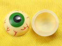 Monster-Augen groß 3D weiße Schokolade 10 Stück