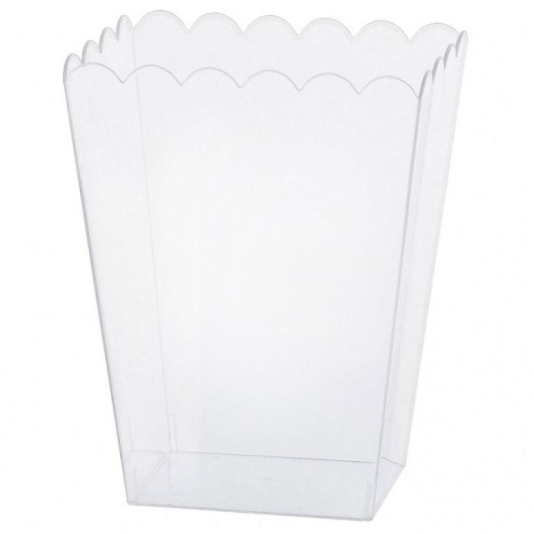 Schale Wellenrand hoch 15x19 cm