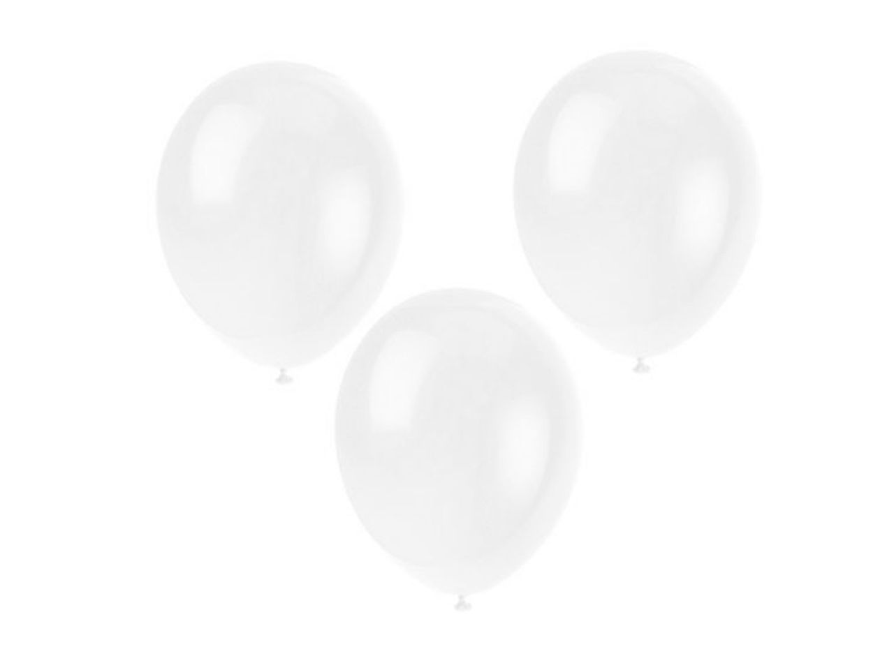 100 Bio Luftballons 27 Cm In Blau, Weiß, Rot – Aus Naturlatex, Für Helium & Luft, EU-Ware