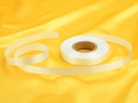 Satin ribbon white 14mm; 30m GREENLINE