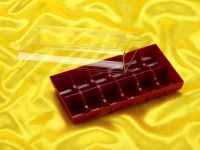 Macaron packaging ruby for 12 Macarons