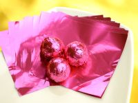 Wrapping foil pink 50 Sheets
