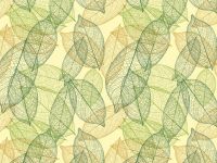 Transfer Sheet Green Leaves