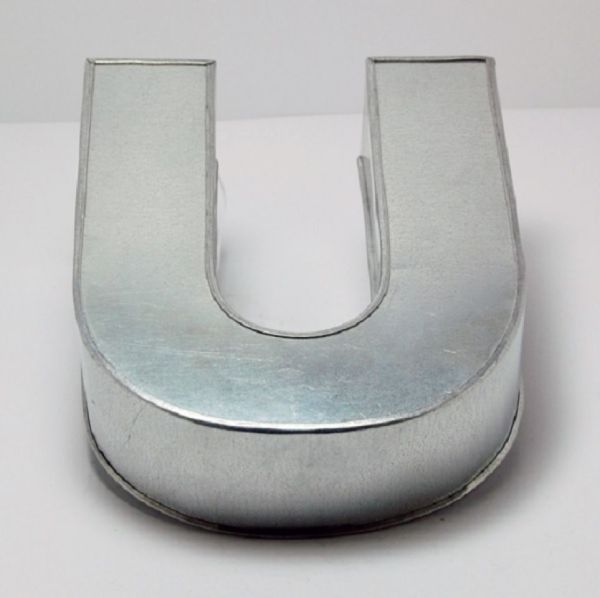 Backform Buchstabe U, ca. 25,5x20,5x6,5 cm