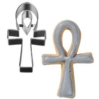 Plätzchen Ausstecher Henkelkreuz, 7 cm