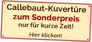 <b>Bis zu 20% Rabatt auf Callebaut Kuvertüre</b><br>nur bis Montag, 04.12.2023, 12 Uhr! <br>Solange der Vorrat reicht. Jetzt zugreifen!
