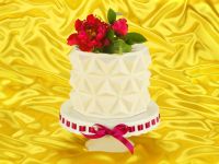 Origami-Cake Schablone Pyramid 2er Set
