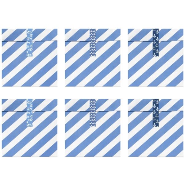 Geschenktüten, babyblau, Ahoy