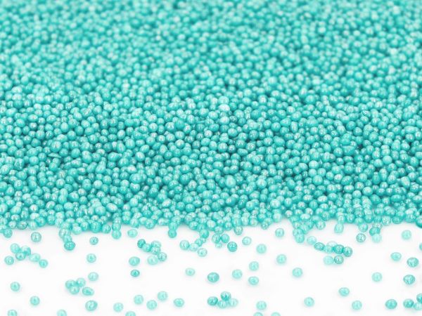 Mini pearls turquoise-glimmer 1.0kg