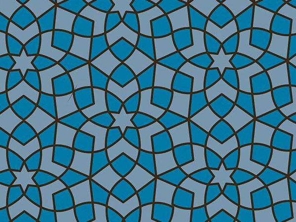 TRansfer Sheet Mosaique Bleu